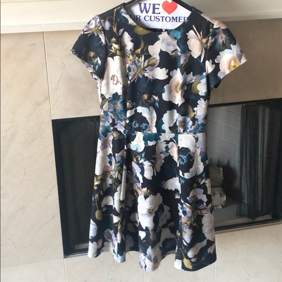 Eliza J Floral Dress - Picture 1 of 7